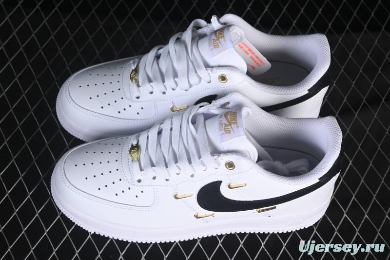 Nike Air Force 1'07 Low Four Hook Black White Casual Sneakers - ZH0316-113