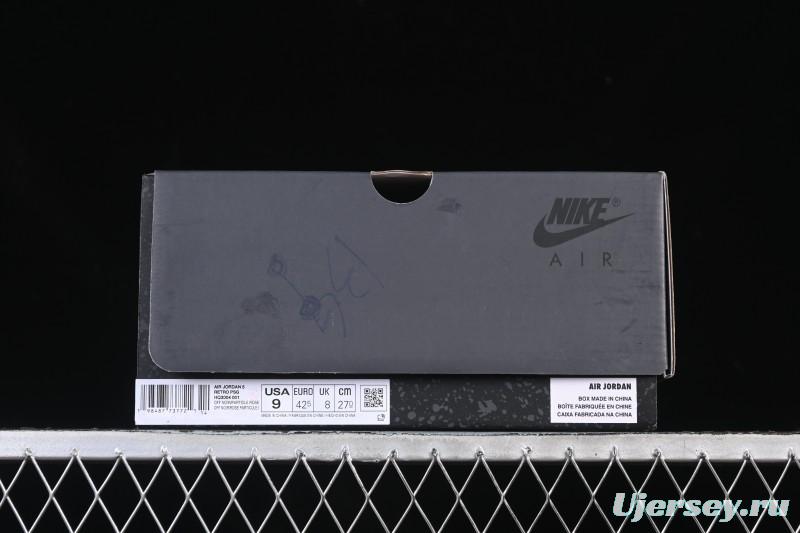 Air Jordan 5 Retro Paris Saint-Germain Off Noir Basketball Shoes - HQ3004-001