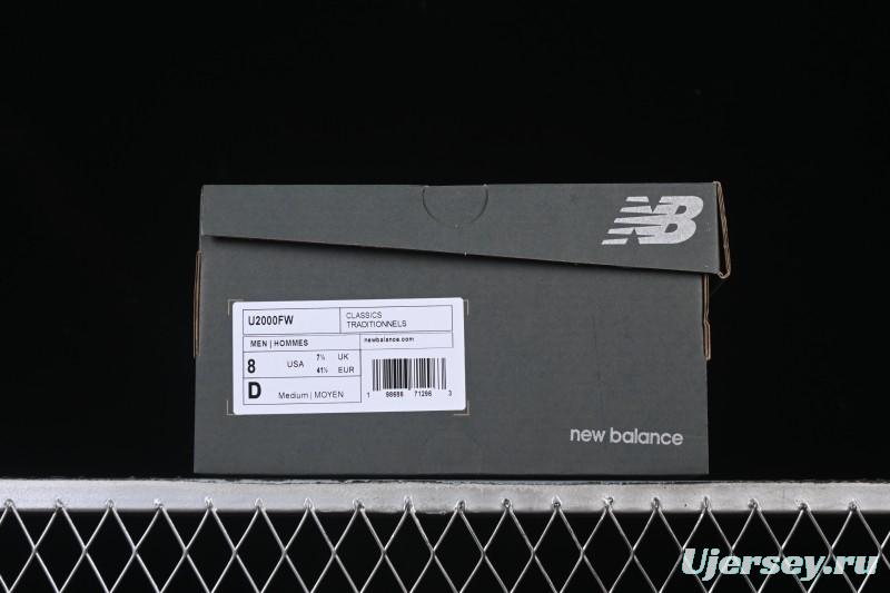 New Balance 2000 Series Retro Dad Style Casual Sports Running Shoes - U2000FW