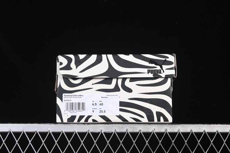 Puma Speedcat Zebra Low-Top Lifestyle Casual Shoes - 403356-01