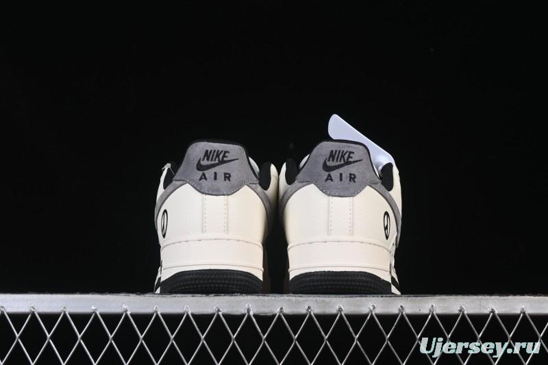 Nike Air Force 1 '07 Low G-Dragon Collaboration Daisy Beige Black Grey Casual Sneakers - QW5606-265