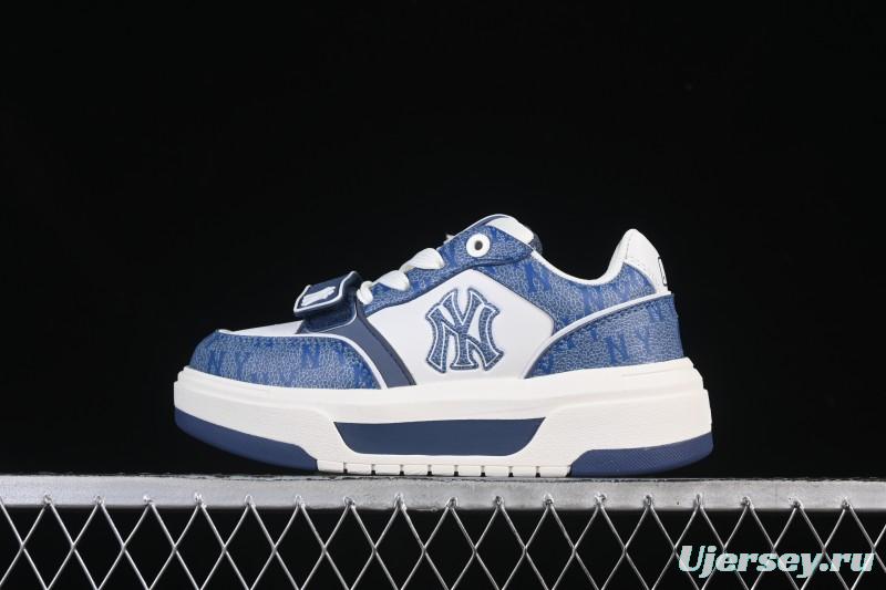 New York Yankees Chunky Liner Pocket Monogram Height-Increasing Thick Sole Casual Running Shoes - 3ASXP025N50NYS