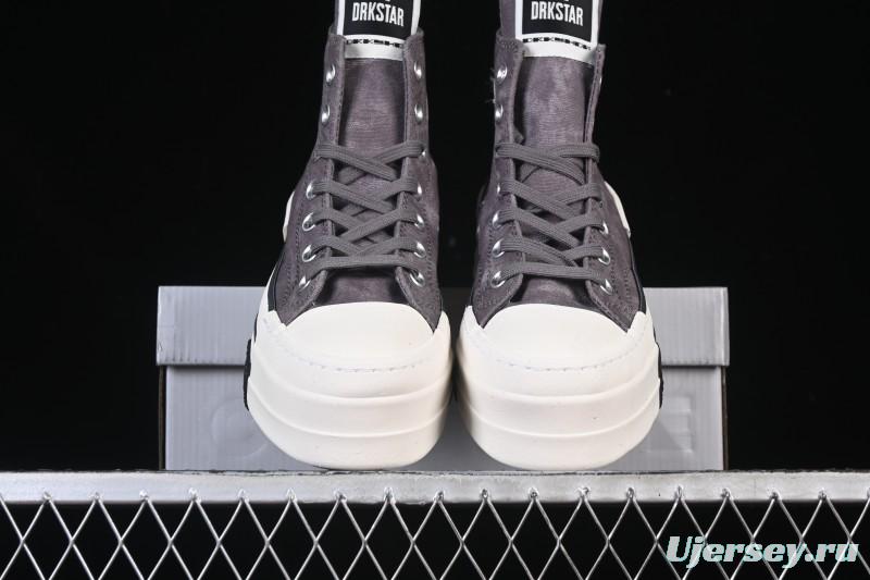 Rick Owens Drkshdw Converse Chuck 70 High Top Platform Canvas Sneakers - A06755C
