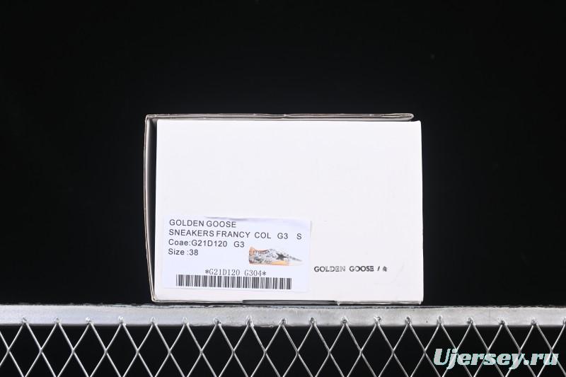 Golden Goose True Star Distressed Leather Sneakers - GGDB