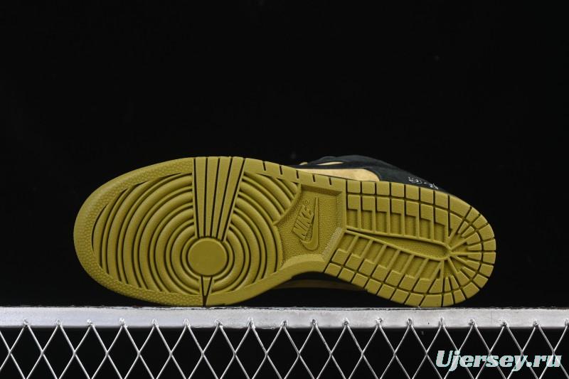 Nike Supreme x Dunk SB Dunk Low Brown Yellow Low-Top Casual Skate Shoes - HQ8487-300