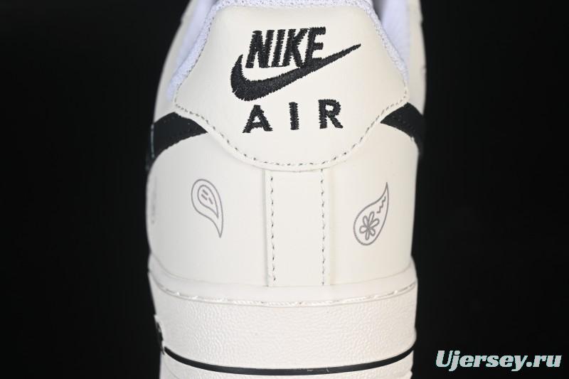 Nike Air Force 1 '07 Low Casual Sneakers in White Black - ZH0318-128