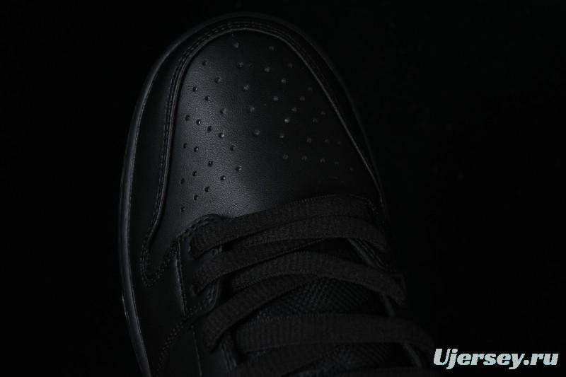 Nike SB Dunk Low Pro ISO Triple Black Skate Shoes - FJ1674-001