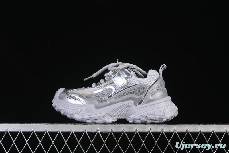 Balenciaga Silver Anti-Slip Casual Kids Shoes - J.C3