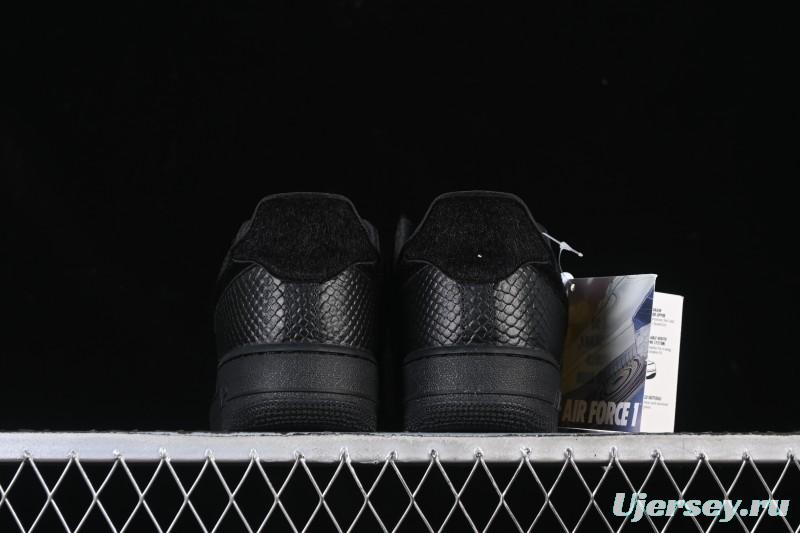 Nike Air Force 1'07 Low Casual Sneakers with Full-Length Air Cushion - HQ1977-001