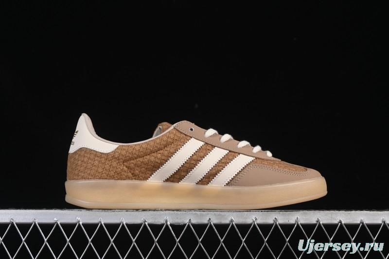 Adidas Originals Gazelle Indoor Retro Casual Slip-Resistant Wear-Resistant Low-Top Skate Shoes - JR8851
