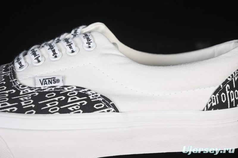 Vans Era 44 Low-Top Casual Skate Shoes with All-Over Logo Print - VN0A3MQ5PZP1