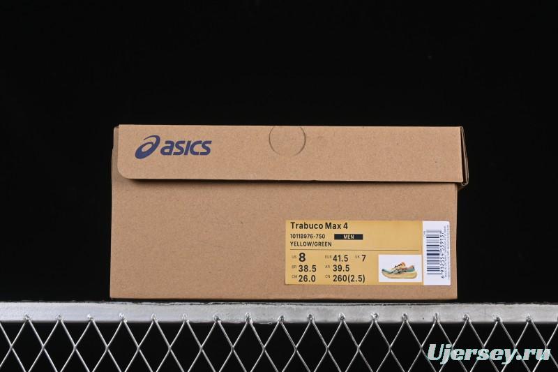 Asics Trabuco Max 4 Sports Casual Breathable Professional Running Shoes - 1011B976-750