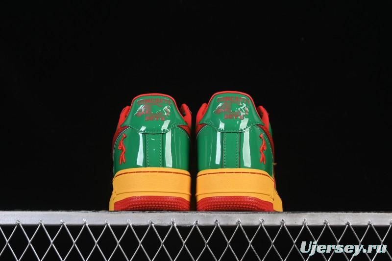 Nike Air Force 1 '07 Low Lil Yachty Collaboration Worker 2.0 Casual Sneakers - IH4383-300