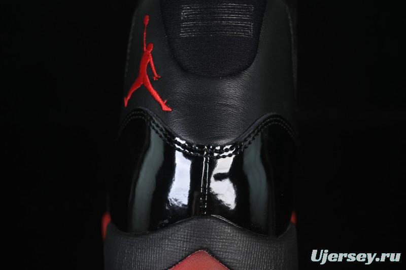 Nike Air Jordan 11 Retro Black Red Basketball Shoes - 378037-326