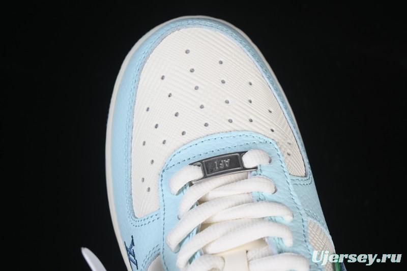 Nike Air Force 1 '07 Low LV Collaboration White Blue Casual Sneakers - YF9511-809