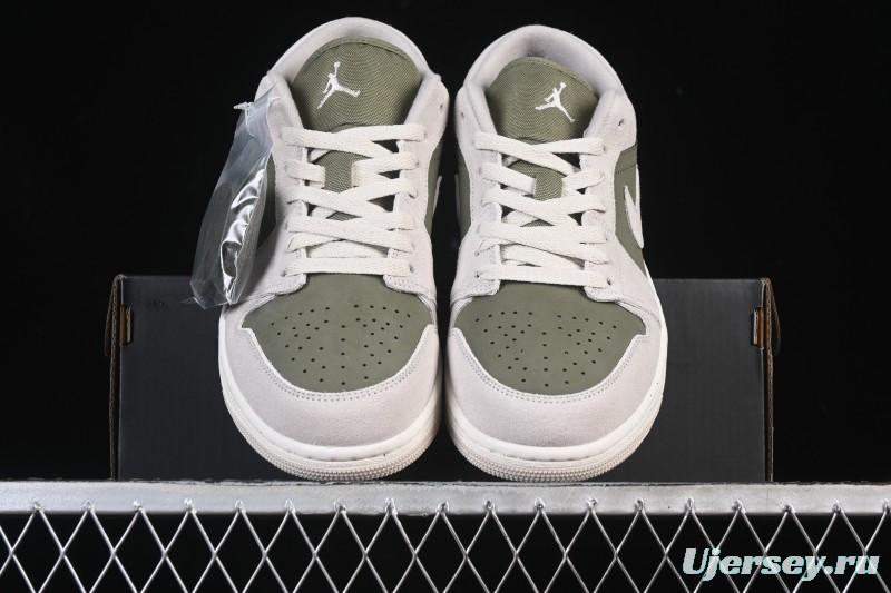 Nike Air Jordan 1 Low AJ1 Mint Green Low-top Casual Lifestyle Sneakers - HV4089-201