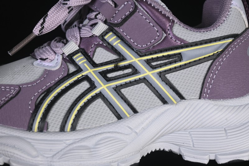 Asics Kids Non-Slip Durable Casual Shoes Purple - J.C3