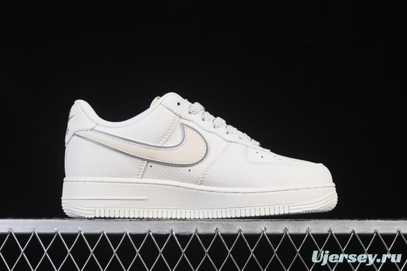 Nike Air Force 1 '07 Low Stussy Collaboration Beige Low-Top Casual Sneakers - CS5288-034