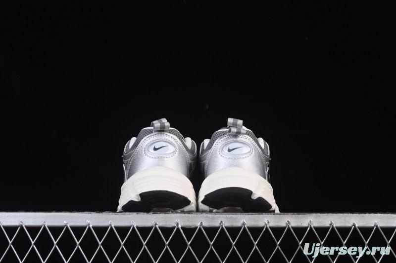 Nike P-6000 Retro Casual Sports Kids Shoes - Silver White Swoosh