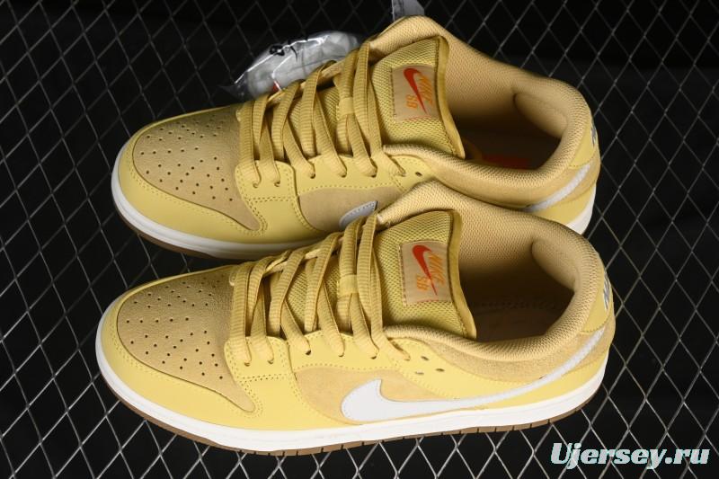 Nike SB Dunk Low Saturn Gold Low-Top Skate Shoes - FJ1674-700