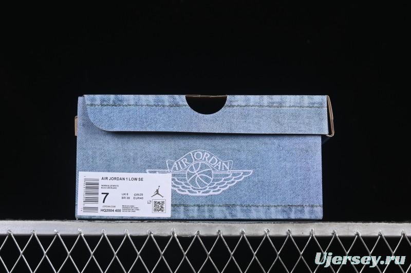 Nike Air Jordan 1 Low Denim Retro Basketball Shoes - HQ2004-400