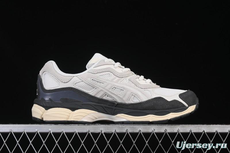 Asics Gel-NYC Retro Running Shoes with Breathable Mesh and Suede Upper - 1203A383-111