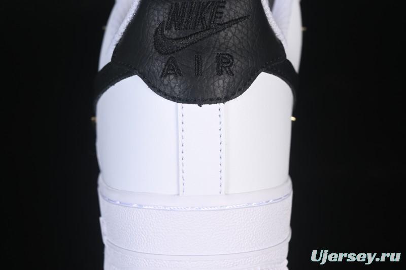 Nike Air Force 1'07 Low Four Hook Black White Casual Sneakers - ZH0316-113