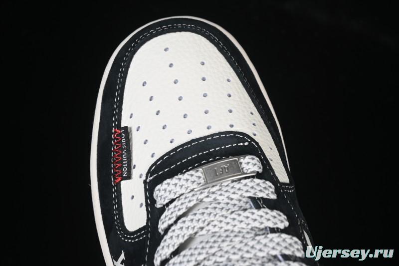 Nike Air Force 1 '07 Low LV Collaboration Stitched Label Print Casual Sneakers - CX5050-Y10