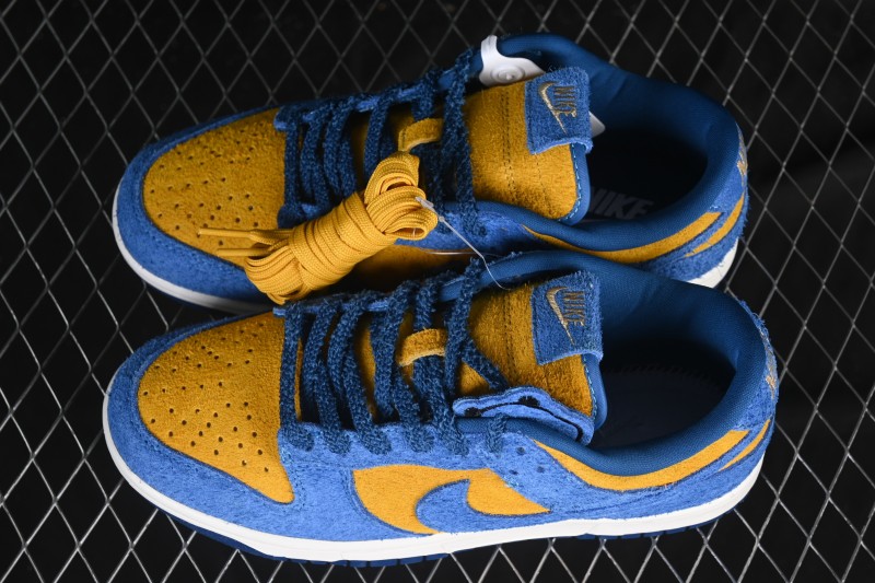 Nike Dunk Low Panda Blue Orange Low-Top Casual Skate Shoes - IH7648-700