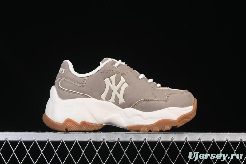 New York Yankees Bigball Chunky Vintage Window Platform Sneakers - 3ASHVT35N50BRS