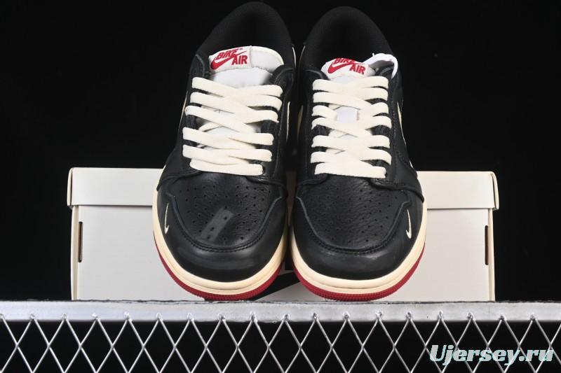 Nike Nigel Sylvester x Air Jordan 1 Low Casual Lifestyle Sneakers - IB8958-001