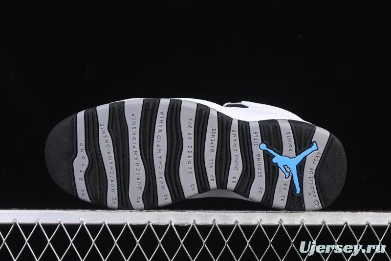 Nike Air Jordan 10 Retro Light Steel Grey Basketball Shoes - HJ6779-104