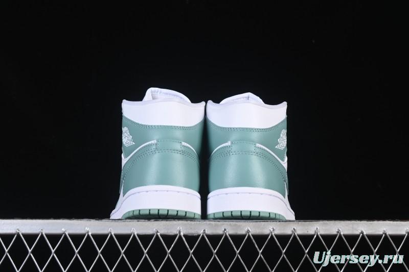 Nike Air Jordan 1 Mid Jade Smoke - BQ6472-138
