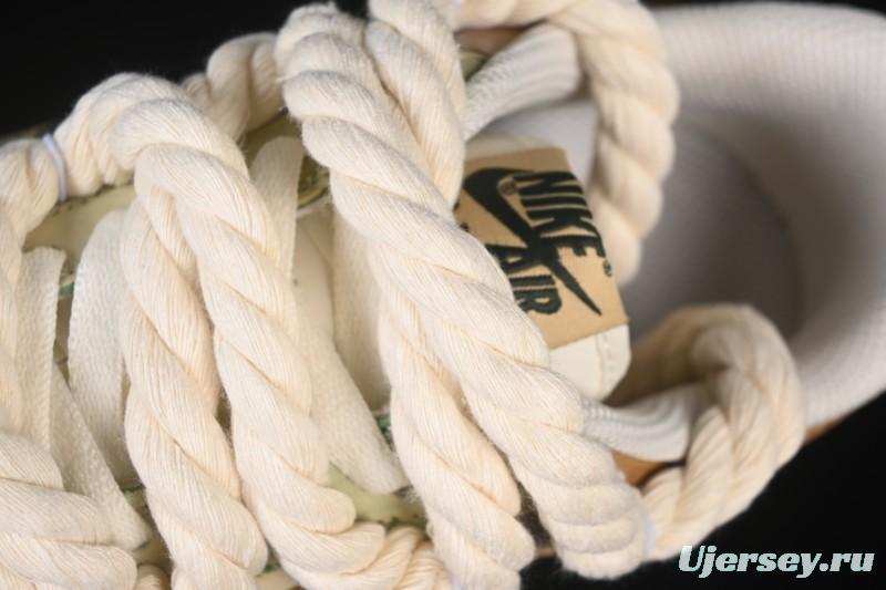 Nike Air Force 1 '07 Low Milk Coffee Bear Hand-Drawn Doodle Casual Sneakers - XL2321-666