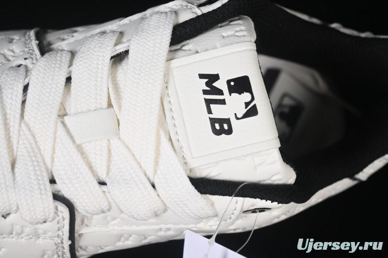 New York Yankees Bigball Chunky Embo Monogram Height Increasing Thick Sole Casual Sneakers - 3ASXE035N50CRL