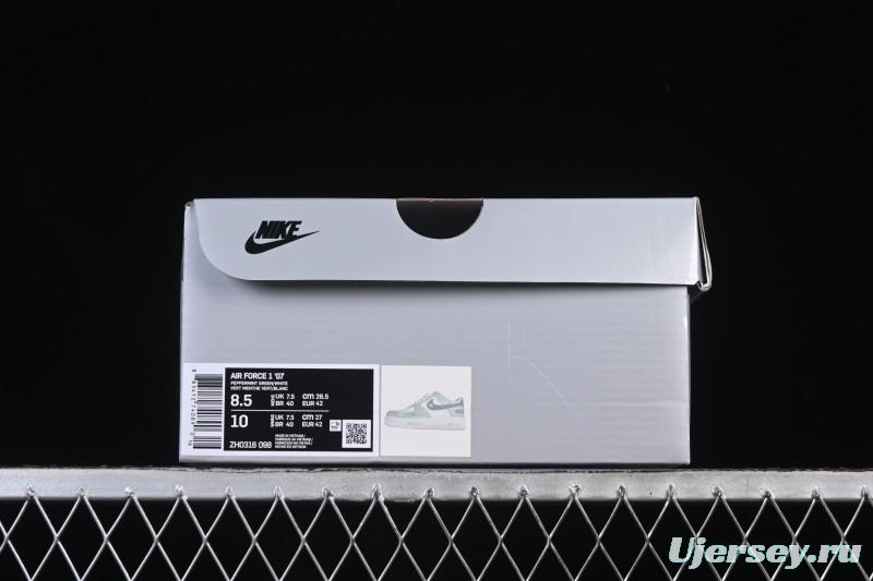 Nike Air Force 1'07 Low Clover Casual Sneakers - ZH0316-098