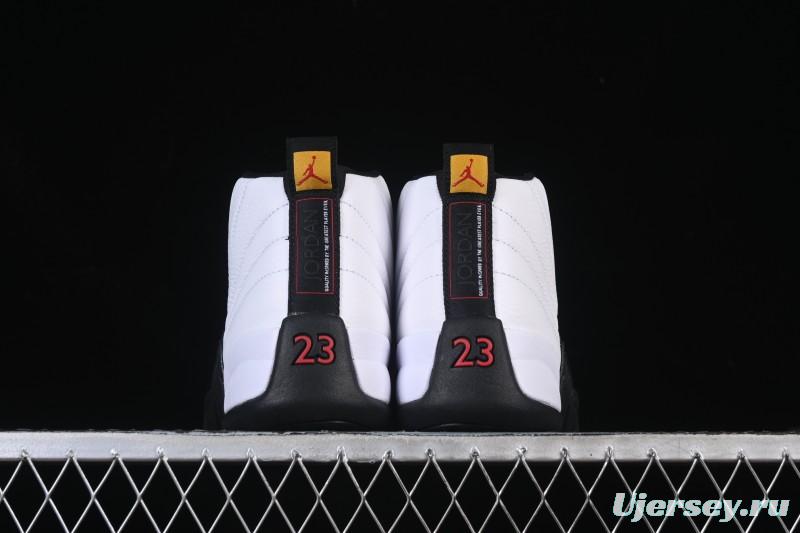 Nike Air Jordan 12 Retro Taxi Gold Buckle Basketball Shoes - CT8013-117
