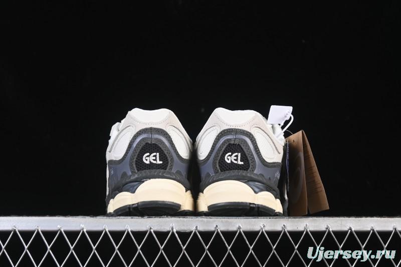 Asics Gel-NYC Retro Running Shoes with Breathable Mesh and Suede Upper - 1203A383-111