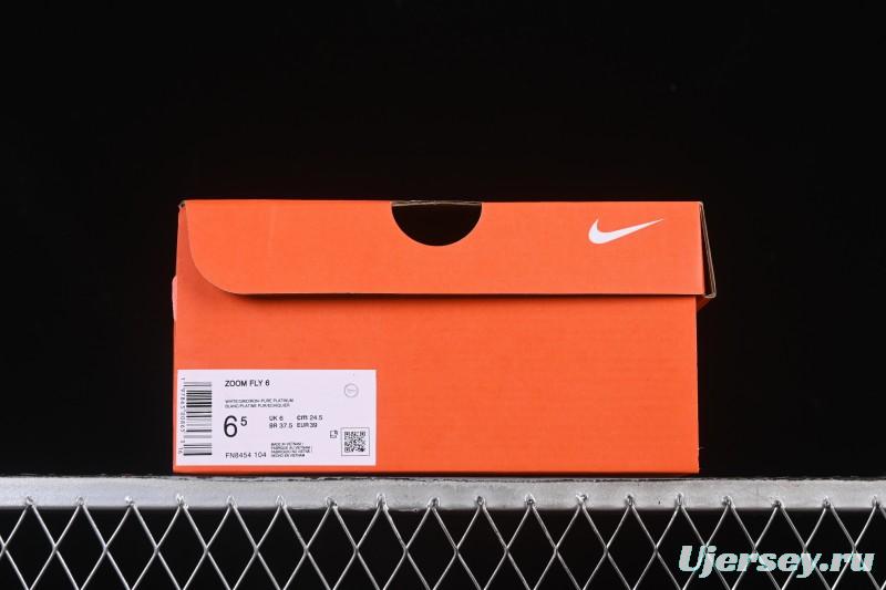 Nike Zoom Fly 6 Ultra-Bounce Lightweight Running Shoes - FN8454-104