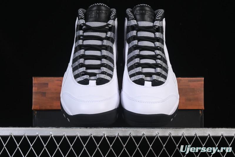 Nike Air Jordan 10 Retro Light Steel Grey Basketball Shoes - HJ6779-104