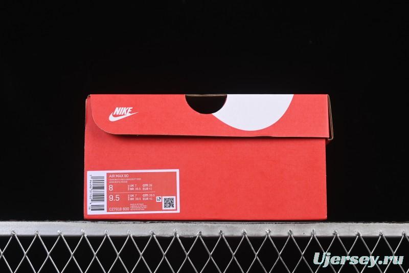 Nike Air Max 90 Retro Running Shoes with Air Cushion - CZ7918-600
