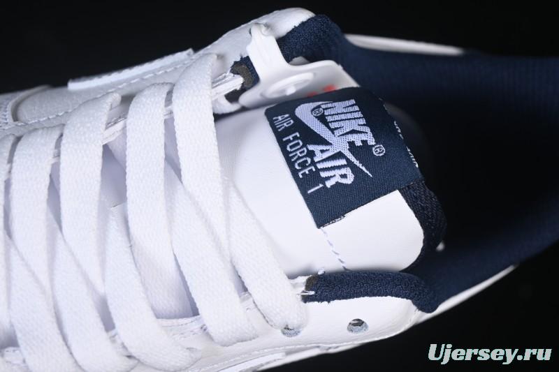 Nike Air Force 1'07 Low White Blue Casual Sneakers - ZH0316-119