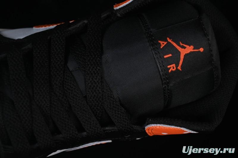 Nike Air Jordan 1 Mid AJ1 Black White Orange - DQ8426-801