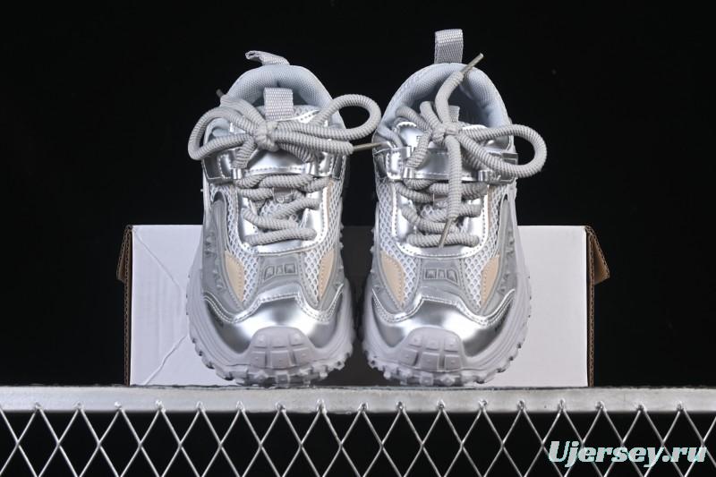 Balenciaga Silver Anti-Slip Casual Kids Shoes - J.C3