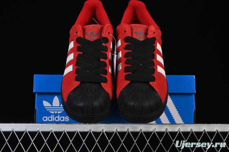 Adidas Superstar II Casual Sneakers with Shell Toe Design - JQ3220