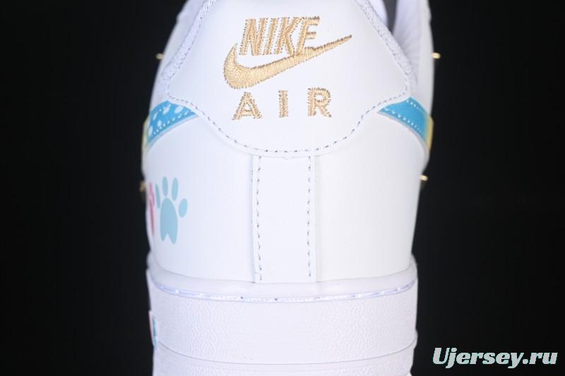 Nike Air Force 1'07 Low Four Hook Rainbow Cake Casual Sneakers - ZH0316-115