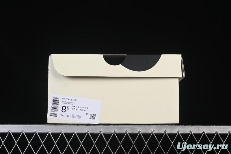 Nike Air Force 1'07 Low Gucci Collaboration White Light Brown Low-Top Casual Sneakers - YF9511-807