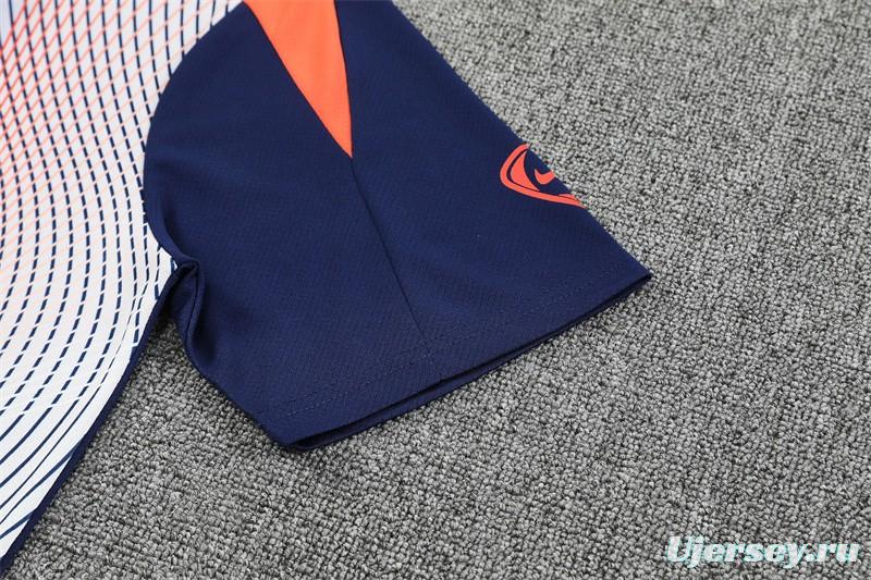 25/26 Barcelona Royal Blue Camouflage T90 Short Sleeve Jersey+Shorts