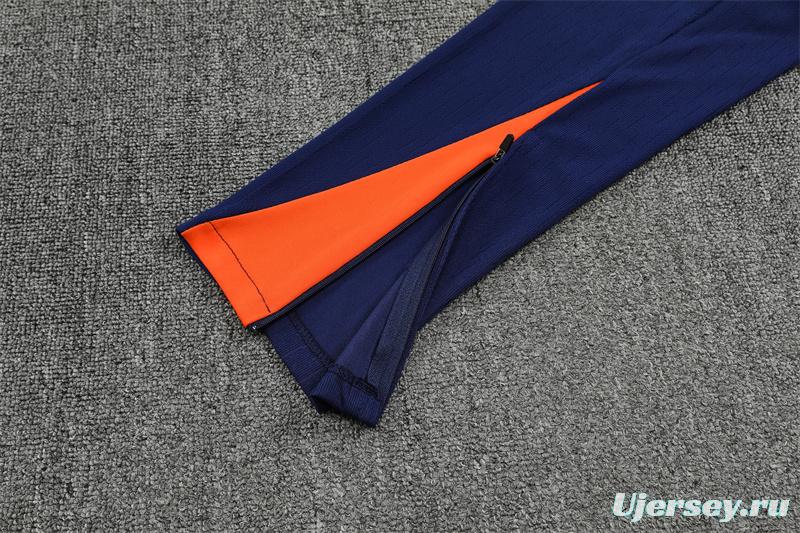 25/26 Barcelona Blue Orange Camouflage T90 Short Sleeve Jersey+Shorts