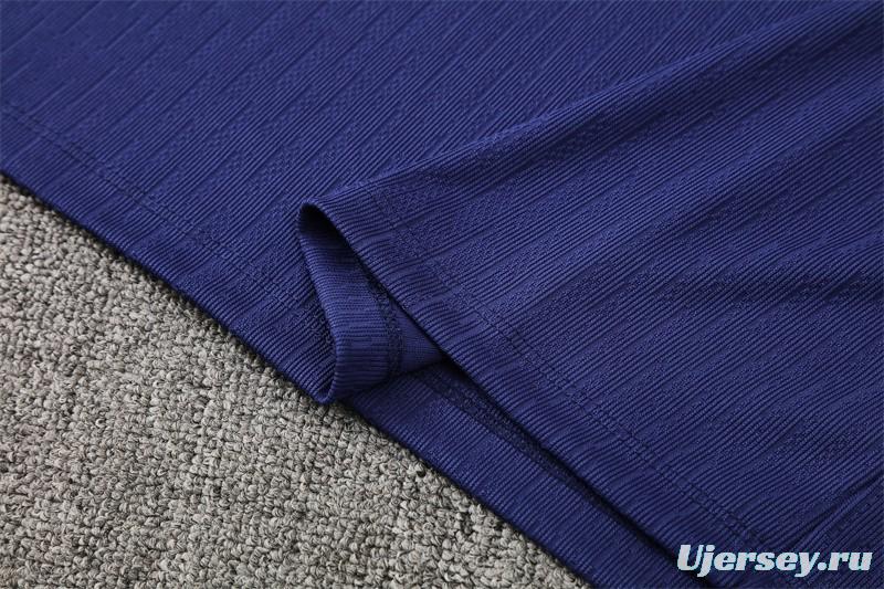 Player Version 25/26 Barcelona Royal Blue T90 Half Zipper Jacket+Long Pants